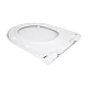 Qtap Сидіння для унітаза (Robin 490, Scorpio 490) 430x363x60 мм, White, з мікроліфтом, Slim Duroplast, MagLock QTSC179W48915