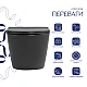 Унітаз підвісний Qtap Robin Ultra Quiet 520×365×340 мм, Anthracite, з сидінням Slim Duroplast / Soft-close / Quick Release QTROB26AN48995