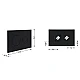 Клавиша смыва Qtap Standard 152x236x28 мм, Matt Black, круглая QTSTD164BLM49470