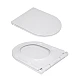 Унитаз напольный Qtap Presto безобідковий з сідінням Soft-close QTPRE27W51022