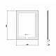 Зеркало Qtap Mideya (DC-F936) 500х800 с LED-подсветкой Touch, с антизапотеванием, диммером QT2078F936W
