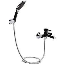 Чорний змішувач для ванни Q-tap Grand QTGRABCR006