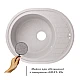 Кухонна мийка Lidz 620x500/200 GRA-09 LIDZGRA09620500200 сірий