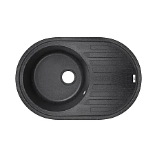 Кухонна мийка Lidz 780x500/200 BLA-03 LIDZBLA03780500200 чорний