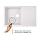 Кухонная мойка Lidz 790x495/230 WHI-01 (LIDZWHI01790495230)