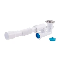 Сифон для душового піддона Lidz (WHI) 60 04 P001 00 (вихід 40/50 мм)