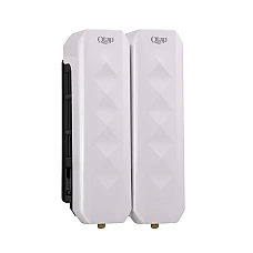 Подвійний дозатор для рідкого мила Q-tap QTDM350WP2 білий