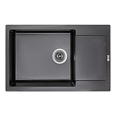 Кухонна мийка Lidz 781x510/200 BLM-14 LIDZBLM14781510200 чорний