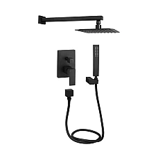 Душова система прихованого монтажу Qtap Aquarius QTAQA64103NGB чорний матовий