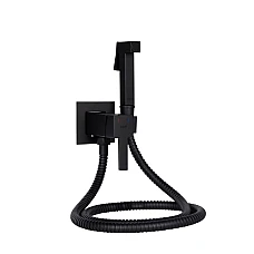 Набір для гігієнічного душу Qtap Inspai-Varius QT259710842859NB чорний матовий