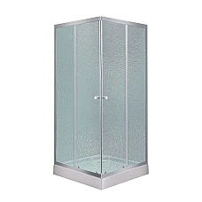 Душова кабіна Lidz Wawel SC90x90.SAT.LOW.FR скло Frost з піддоном KAPIELKA ST90x90х14