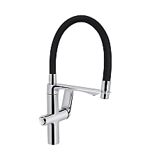 Змішувач для кухні Qtap Vlasta New з гнучким виливом QTVLA364CRM45648 хром