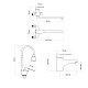 Набор смесителей Lidz Tani (001F1+0052+008F4)