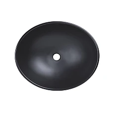 Умивальник-чаша Qtap Dove 41х33 QT063078MBMBN чорний матовий