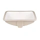 Умивальник врізний Qtap Stork 53x37 з донним клапаном PU02O білий