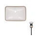 Умивальник врізний Qtap Stork 53x37 з донним клапаном PU02O білий
