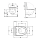 Унитаз подвесной Robin Ultra Quiet 490×365×325 мм, Marble, с сиденьем Slim Duroplast / Soft-close / Quick Release QT13332381АSMR Qtap