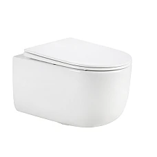 Унітаз підвісний Qtap Taurus Ultra Quiet 515×360×350 мм, White, з сидінням Slim Duroplast / Soft-close / Quick Release QTTAU26W49116