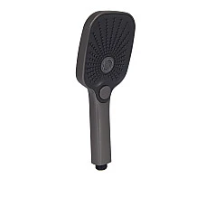 Лійка для ручного душу Qtap (43x100x260) для душових систем Gemini Gunmetal Black PVD QTGEM43100260GMB50073