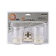 Стакан с держателем Qtap Liberty настенный двойной QTLIBORO1155 Gold