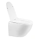 Унітаз підвісний Q-tap Robin QT1333046ENRW безобідковий з сидінням