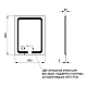 Дзеркало Q-tap Mideya LED DC-F937 600х800 QTMIDDCF937 з антизапотіванням