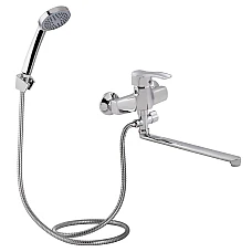 Смеситель для ванны Lidz Anny 005C2 с поворотным изливом (c душевым гарнитуром) (k40) LDANN005C2CRM35102 Chrome