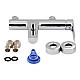 Смеситель для ванны Qtap Stenava QTST3045102DC Chrome