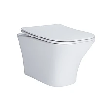 Унітаз підвісний Qtap Presto безобідковий QT24332615EW