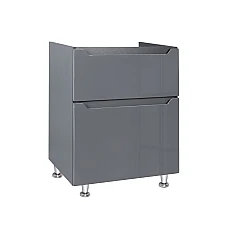 Тумба напольная Qtap Scorpio 60х46 QT1473TNВ602G графит