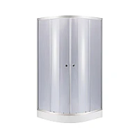 Душова кабіна Lidz Latwa SC80x80.SAT.LOW.GR з піддоном KAPIELKA ST80x80x15