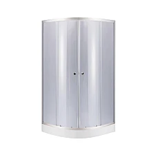 Душова кабіна Lidz Latwa SC80x80.SAT.LOW.GR з піддоном KAPIELKA ST80x80x15