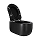 Унітаз підвісний Qtap Taurus безобідковий з сидінням Soft-close QT2433084EUQMB