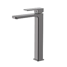 Смеситель для раковины Qtap Gemini высокий QTGEM269GMB45680 Gunmetal Black PVD