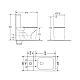 Унитаз напольный Qtap Tern Ultra Quiet безободковый с сиденьем Soft-Close QT17226003AW White