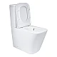 Унитаз напольный Qtap Tern Ultra Quiet безободковый с сиденьем Soft-Close QT17226003AW White