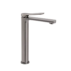 Змішувач для умивальника Qtap Slavonice високий QTSLA269GMB45925 Gunmetal Black PVD