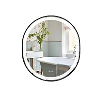 Дзеркало Qtap Gemini 80х70 з LED-підсвічуванням Touch (3000-6500K) Reverse QT2578R8072B