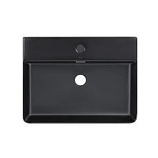 Умивальник підвісний Qtap Nando LT 60х42 QT12112173MBMBN чорний матовий