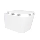 Унітаз підвісний Qtap Crow безобідковий з сидінням Soft-close QT05335170W