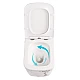 Унітаз підвісний Tern Ultra Quiet 490×365×325 мм, Marble, з сидінням Slim Duroplast / Soft-close / Quick Release QT17332303ASMR Qtap