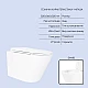 Готовое решение Qtap для ванной комнаты: подвесной унитаз Swan Ultra Quiet 520×360×320 + комплект инсталляции Nest 4 в 1 (квадратная клавиша Chrome)