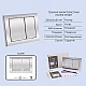 Готовое решение Qtap для ванной комнаты: подвесной унитаз Swan Ultra Quiet 520×360×320 + комплект инсталляции Nest 4 в 1 (квадратная клавиша Chrome)