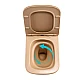 Унітаз підвісний Qtap Tern Ultra Quiet 520×345×325 мм, Beige, з сидінням Slim Duroplast / Soft-close / Quick Release QTTER26SB49001
