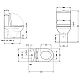 Унітаз підлоговий Qtap Evia Ultra Quiet 630×350×795 мм з сидінням Soft-close, White QTEVI27W49258