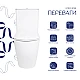 Унітаз підлоговий Qtap Evia Ultra Quiet 630×350×795 мм з сидінням Soft-close, White QTEVI27W49258