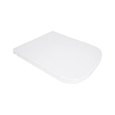 Сидіння для унітазу Qtap (Gemini 490) 428x344x37,5 мм, White, з мікроліфтом, Slim Duroplast, Quick Release QTSC179W49385