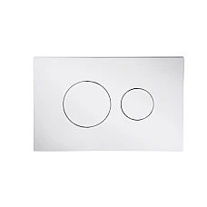 Клавіша змиву Qtap Standard 152x236x28 мм, Chrome, кругла QTSTD164CRM49469