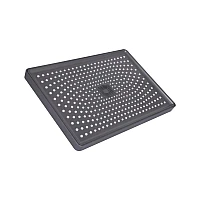 Стельова лійка Qtap (305x210x40) для душової системи Presto Graphite QTPRE30521040GRP50582