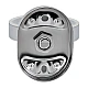 Мыльница с держателем Lidz Oreo 0201 настенная (матовое стекло) LDORE0201CRM22083 Chrome